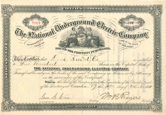 National Underground Electric Co.